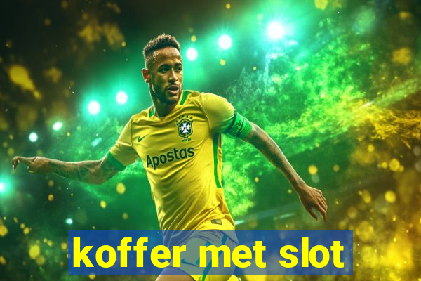 koffer met slot