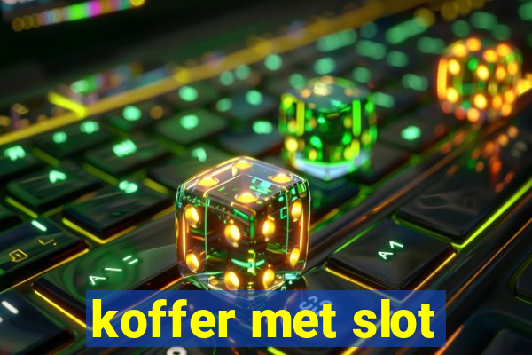 koffer met slot