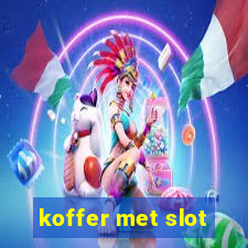 koffer met slot