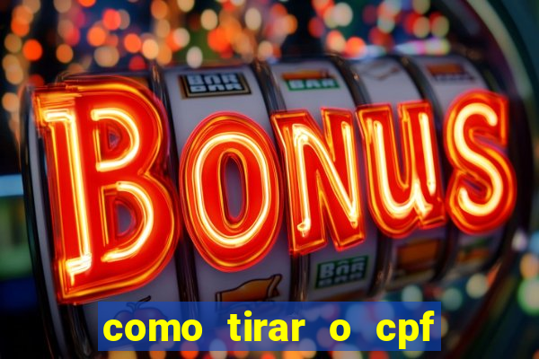 como tirar o cpf do jogo do tigre