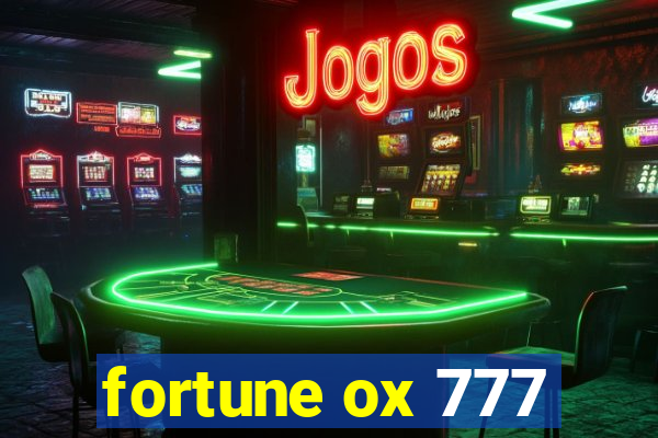 fortune ox 777