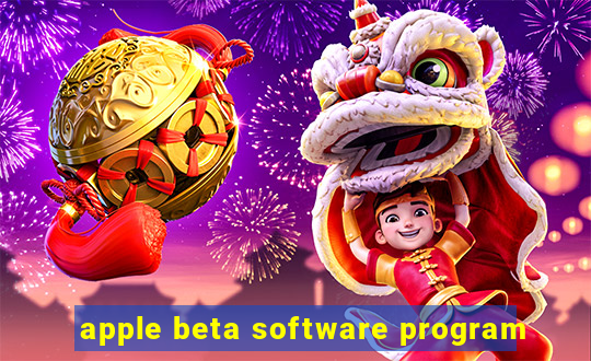 apple beta software program