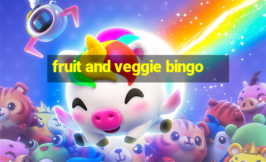 fruit and veggie bingo