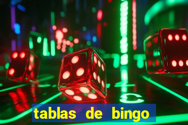 tablas de bingo para imprimir en excel