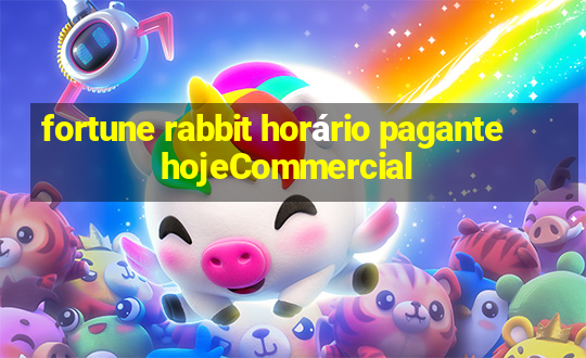 fortune rabbit horário pagante hojeCommercial