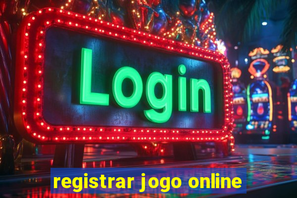 registrar jogo online