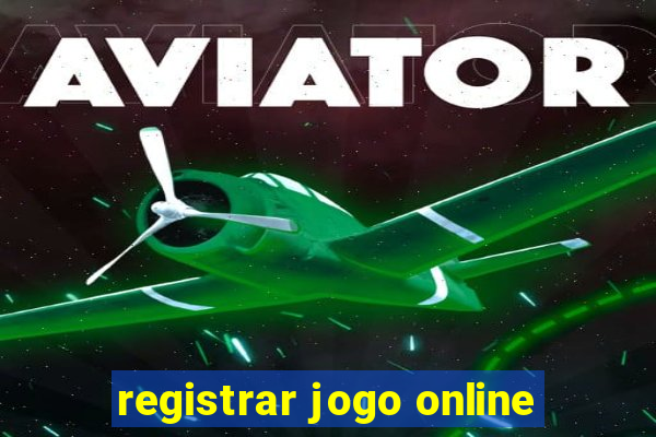 registrar jogo online