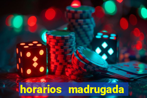 horarios madrugada fortune tiger