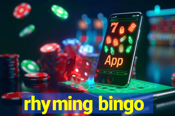 rhyming bingo