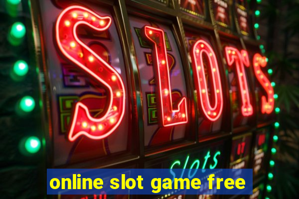 online slot game free