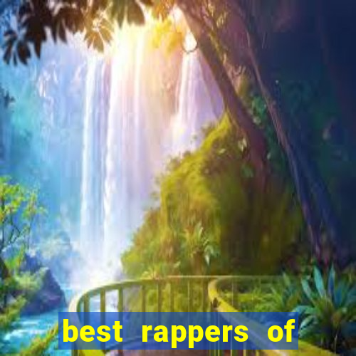 best rappers of all time