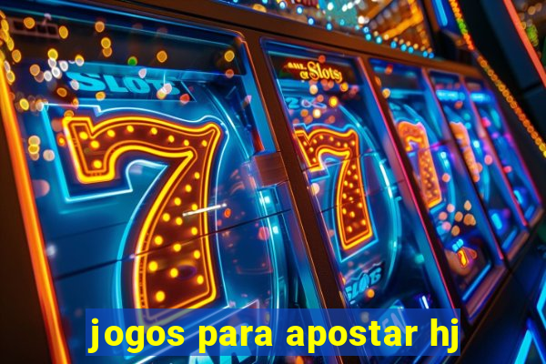 jogos para apostar hj