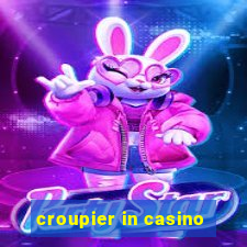 croupier in casino