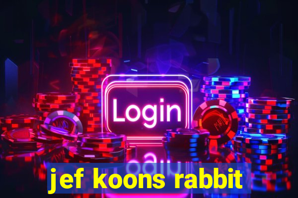 jef koons rabbit