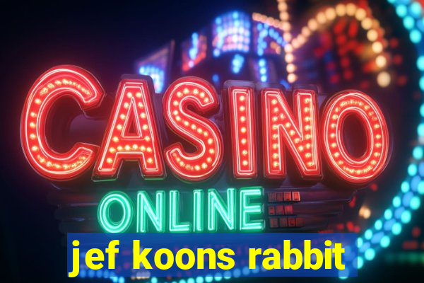 jef koons rabbit