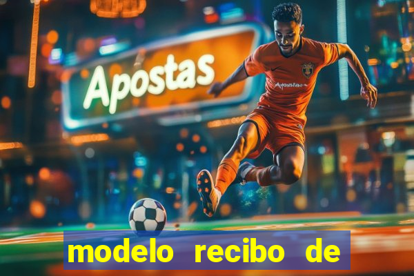 modelo recibo de pagamento autonomo