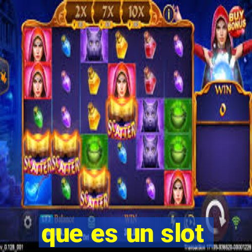 que es un slot