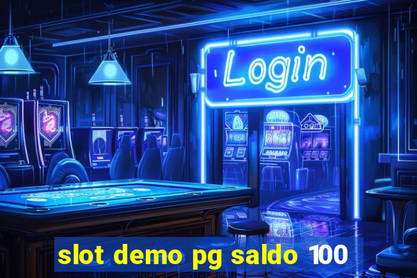 slot demo pg saldo 100