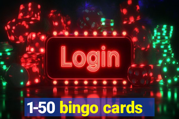 1-50 bingo cards