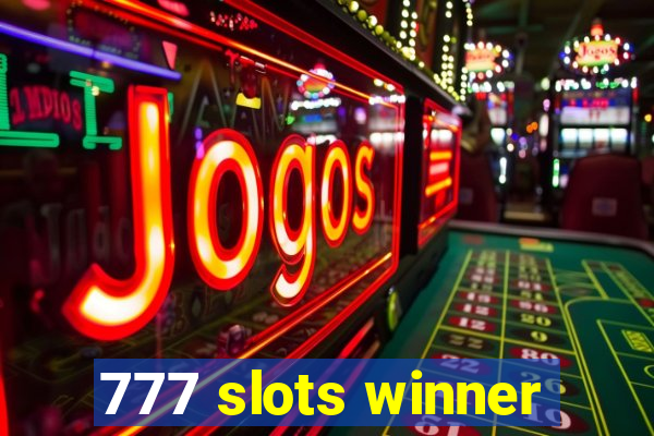 777 slots winner