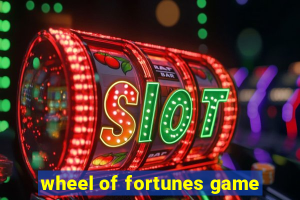 wheel of fortunes game