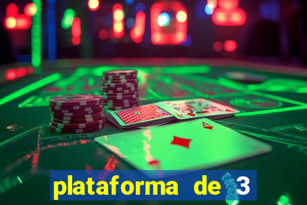 plataforma de 3 reais slots