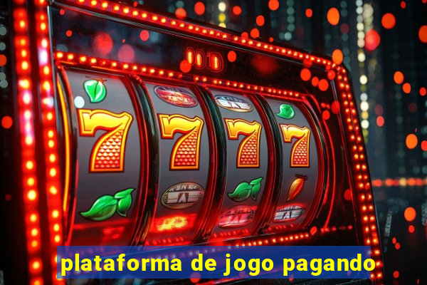 plataforma de jogo pagando