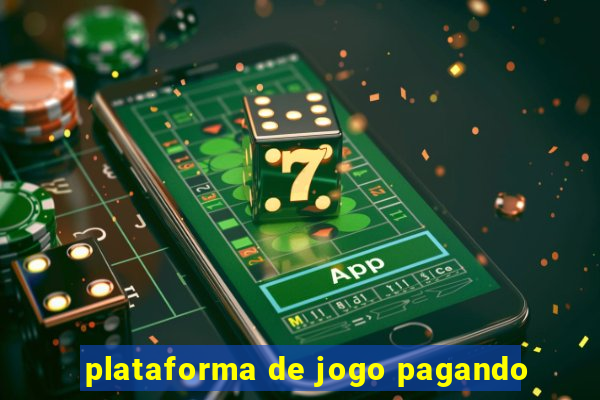 plataforma de jogo pagando