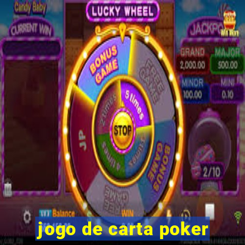 jogo de carta poker