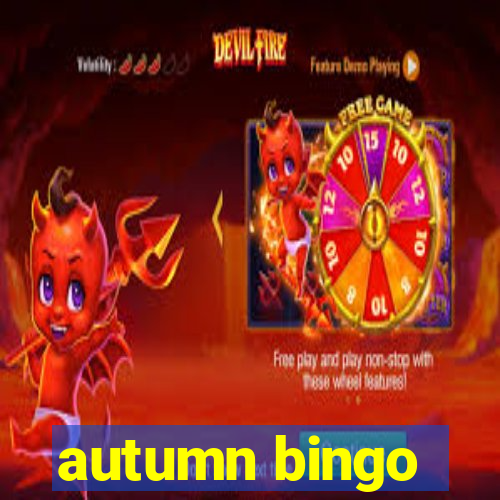 autumn bingo