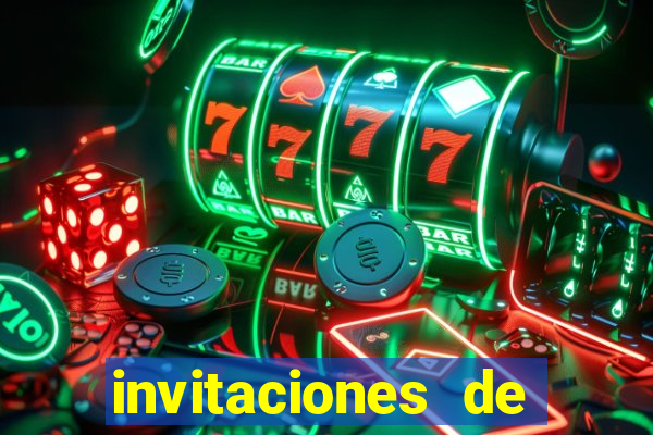 invitaciones de bingo para editar