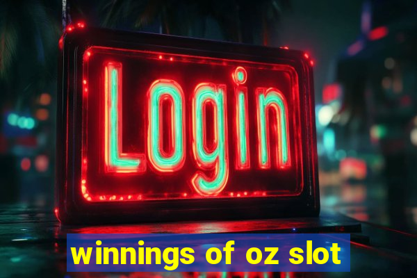 winnings of oz slot