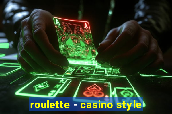 roulette - casino style