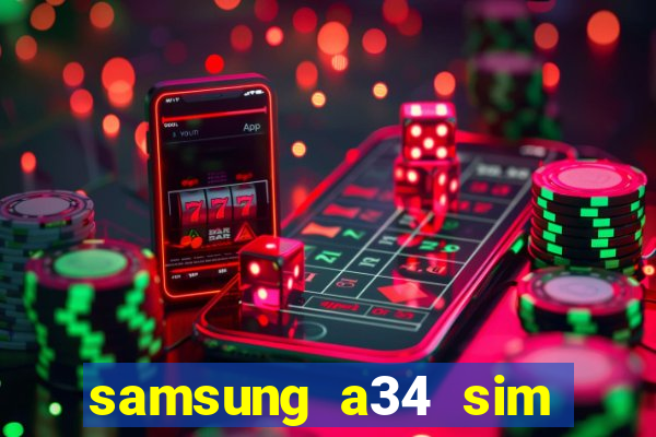 samsung a34 sim card slot