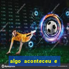 algo aconteceu e seu pin n?o está disponível