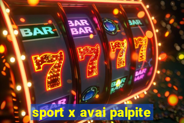 sport x avai palpite