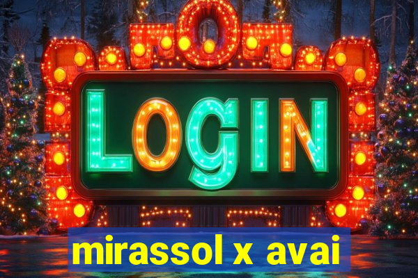 mirassol x avai