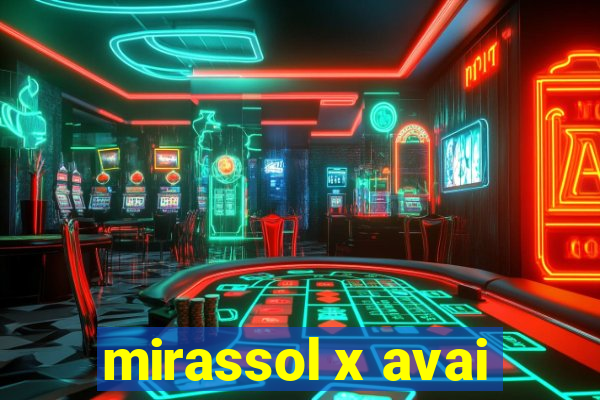 mirassol x avai