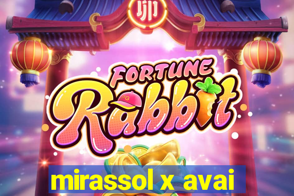 mirassol x avai