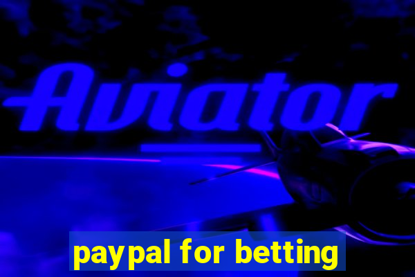 paypal for betting