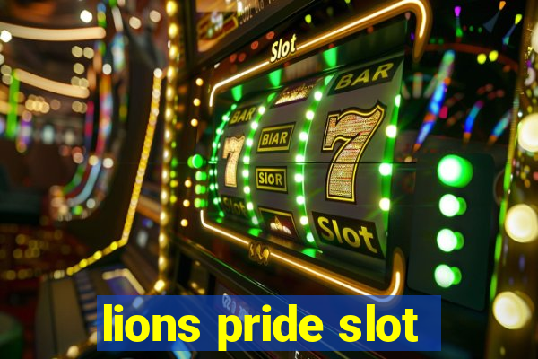 lions pride slot