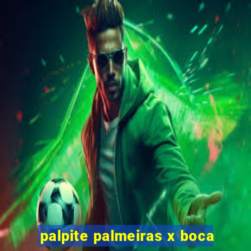 palpite palmeiras x boca