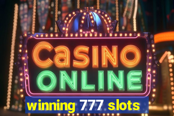 winning 777 slots