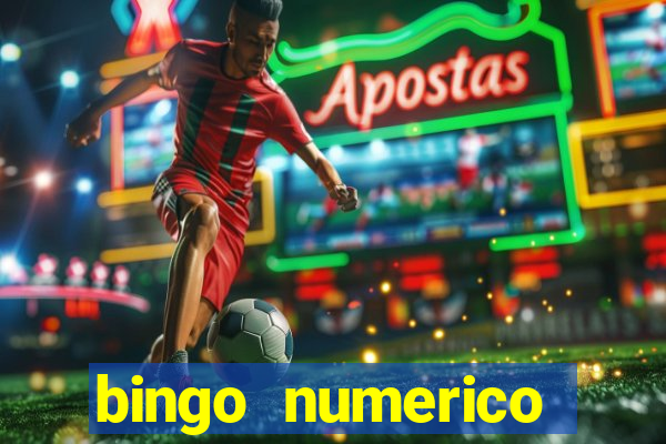 bingo numerico educa??o infantil