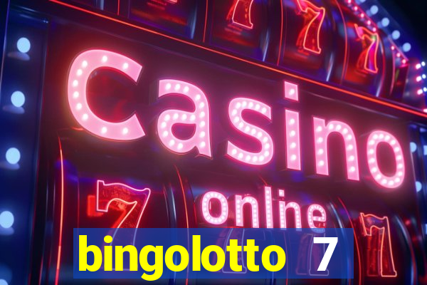 bingolotto 7 januari 2024