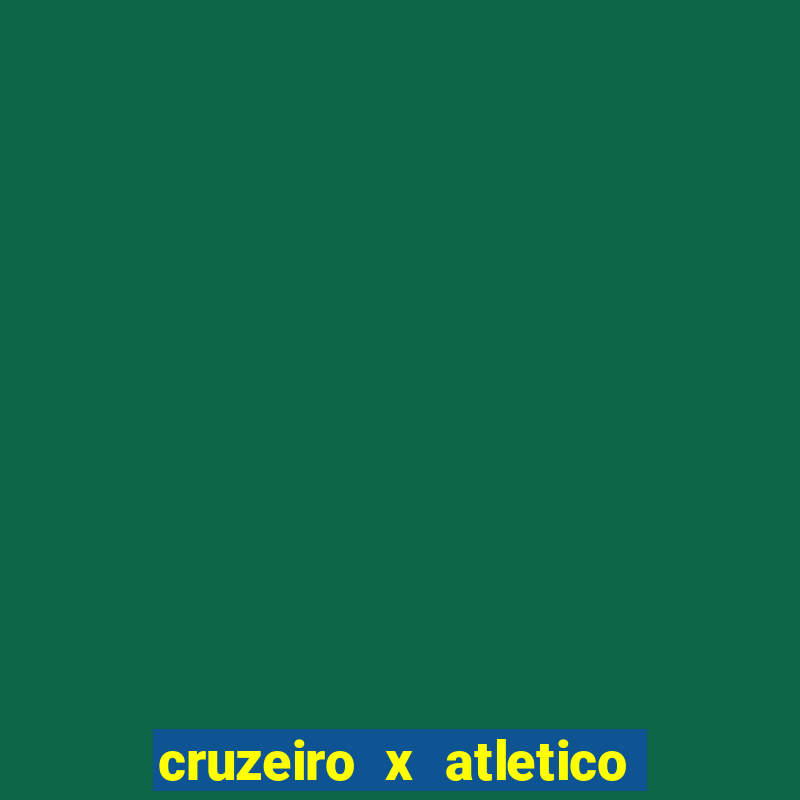 cruzeiro x atletico paranaense ao vivo