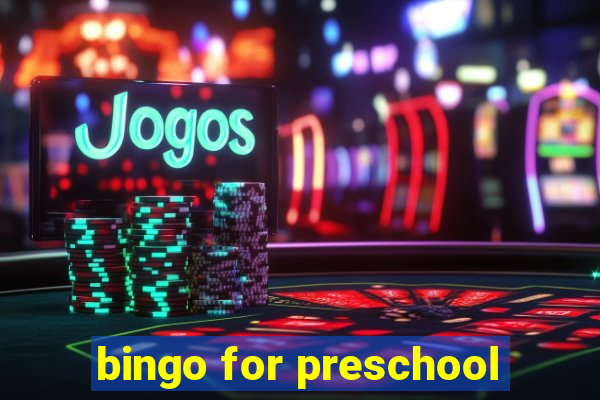 bingo for preschool