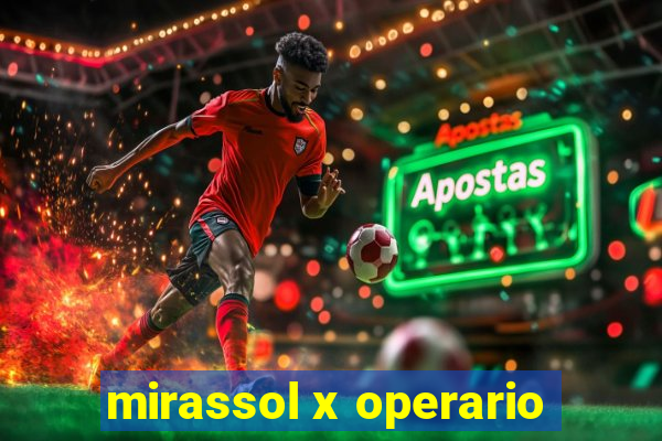 mirassol x operario