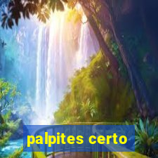 palpites certo