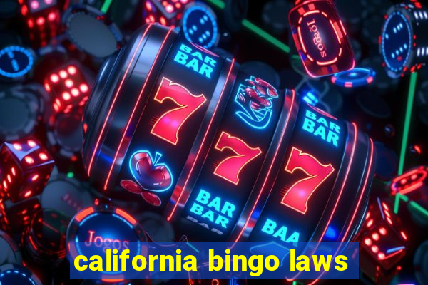 california bingo laws